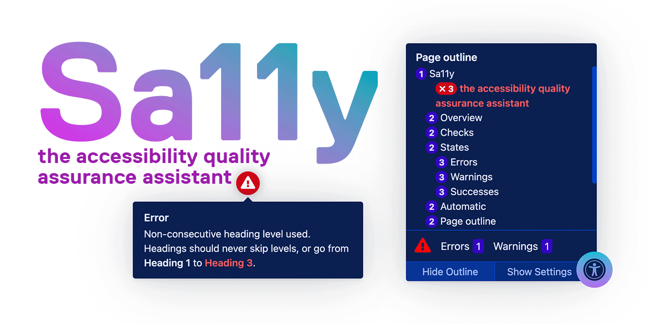 Sa11y, the accessibility quality assurance tool.